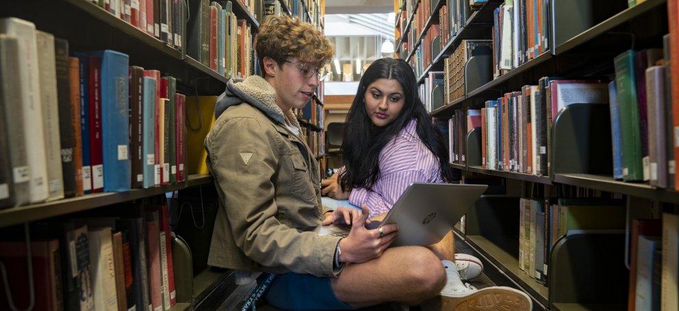 Gael students studying